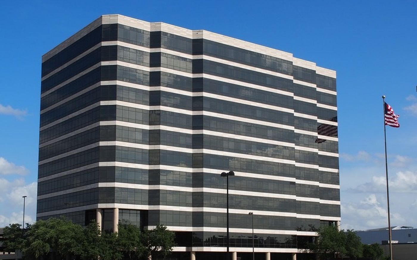 The Uptown Tower office building on Central Expressway, home to Dallas Wellness Center