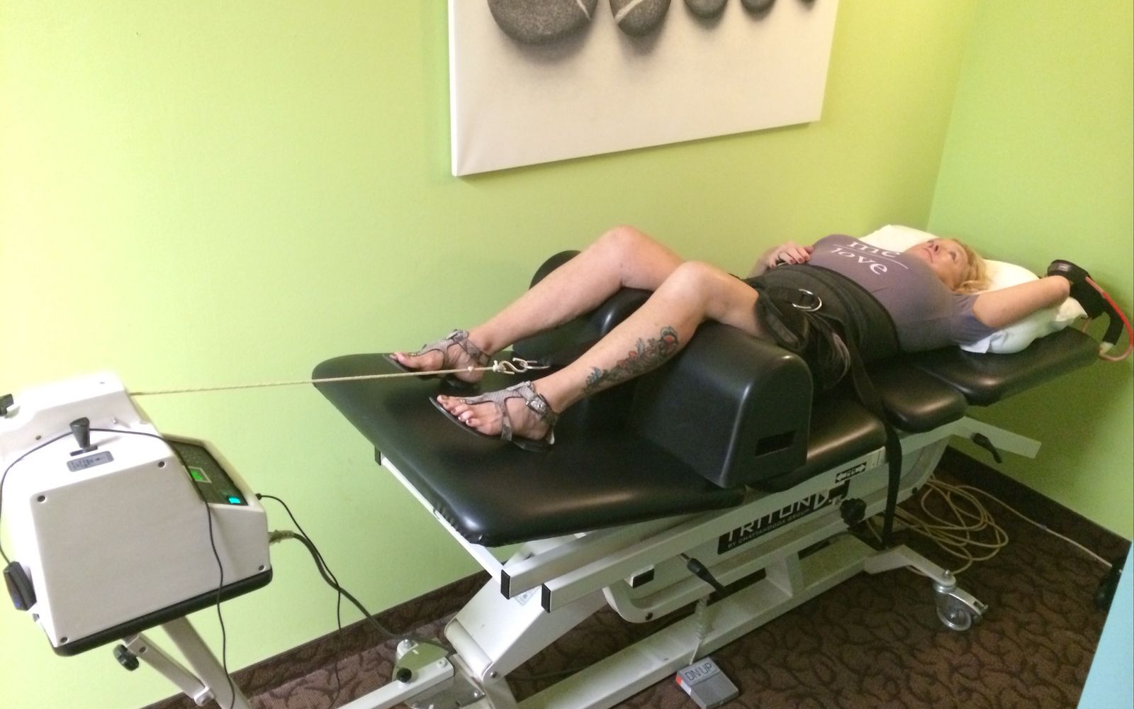 Treatment room at Dallas Wellness Center in Uptown Dallas